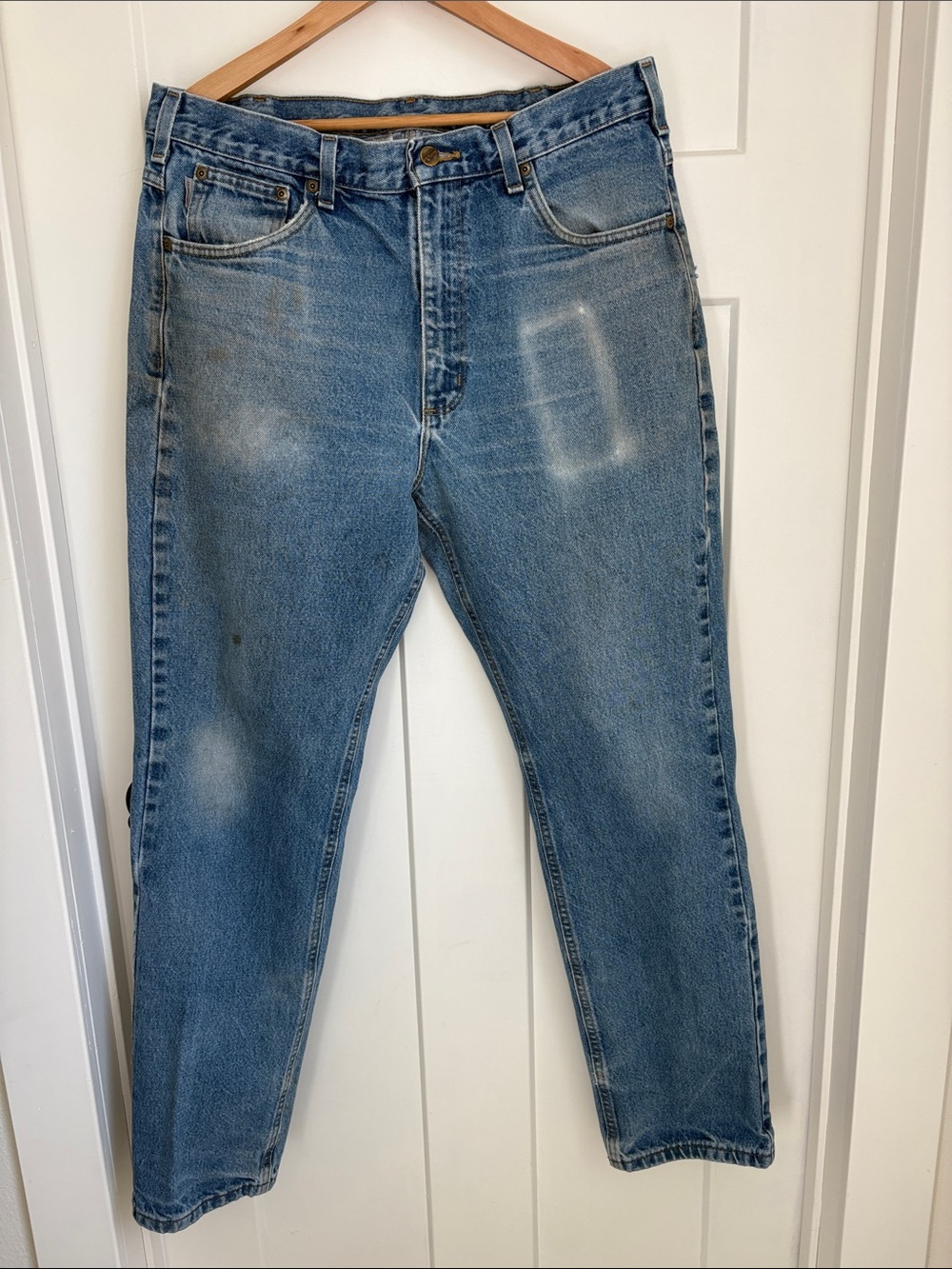 100% cotton organic distressed Carhartts
